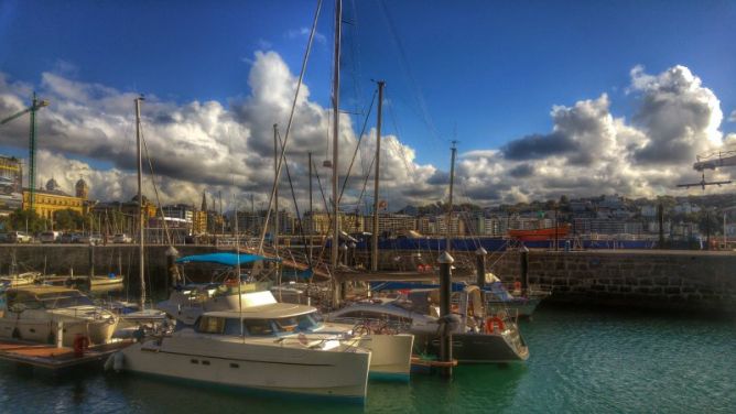 Tranquilidad en el Puerto: foto en Donostia-San Sebastián