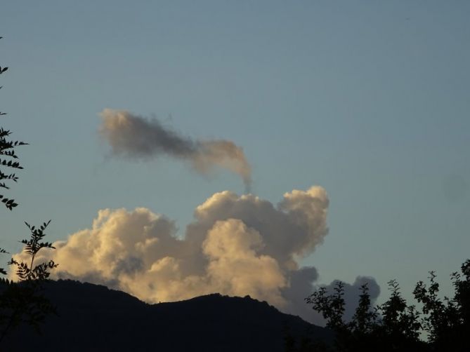 El tren del cielo: foto en Zegama