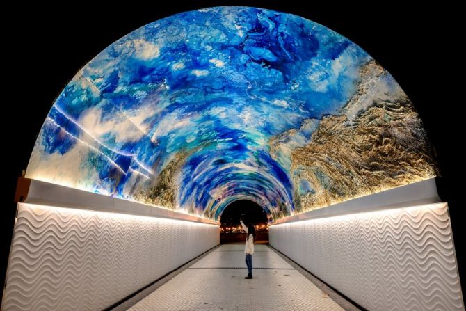 Tunel de Ondarreta: foto en Donostia-San Sebastián