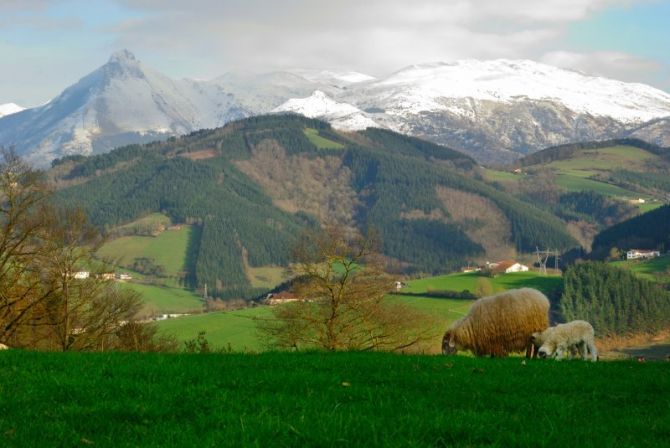 Txindoki: foto en Olaberria