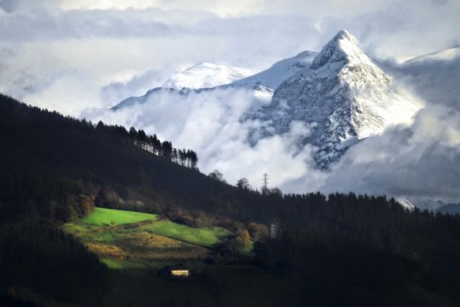 Txindoki: foto en Elgeta