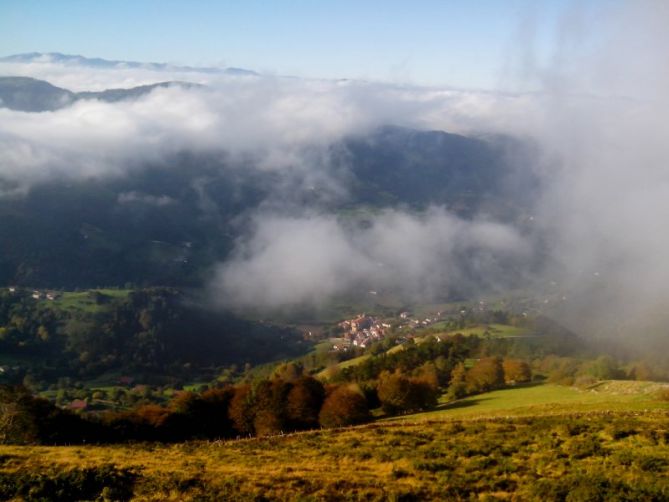 Vista de BIDEGOIAN desde el Ernio: foto en Bidegoian