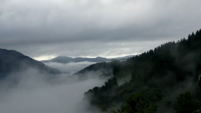 Vista de Idotorbe desde Kalamua: foto en Elgoibar