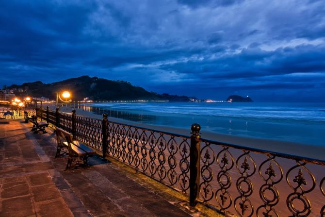 Vistas al mar: foto en Zarautz