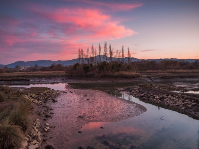 atardecer : foto en Irun