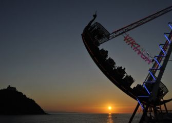 Igeldo mendia, eguzkia eta Vikingoak.