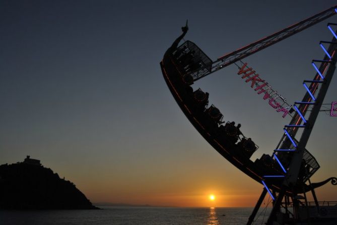 Igeldo mendia, eguzkia eta Vikingoak.: foto en Donostia-San Sebastián