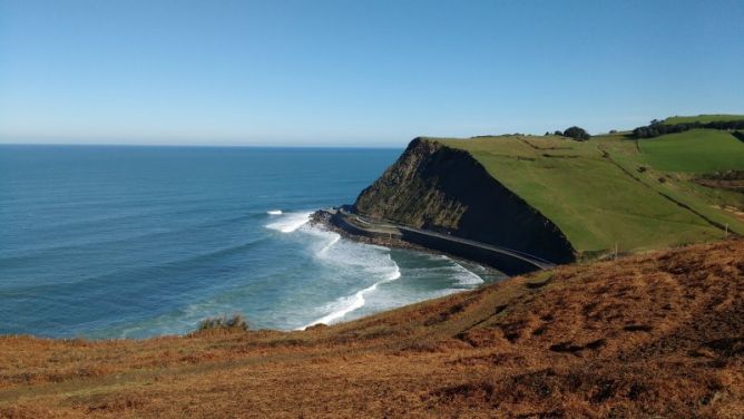 Vista desde Azkizu (Getaria): foto en Zumaia