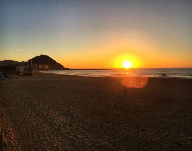 Adiós, sol: foto en Donostia-San Sebastián