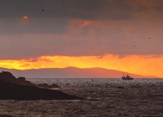 El aita vuelve a casa a cenar