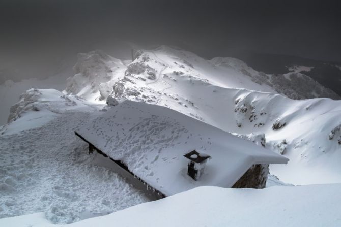 aitzgorriko refugioa: foto en Zegama