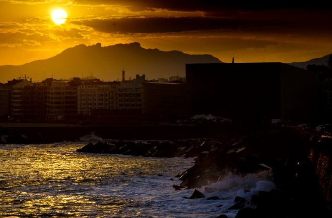 Amanecer en el Kursaal: foto en Donostia-San Sebastián