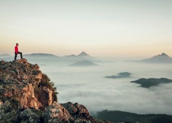 Amanecer en la montaña