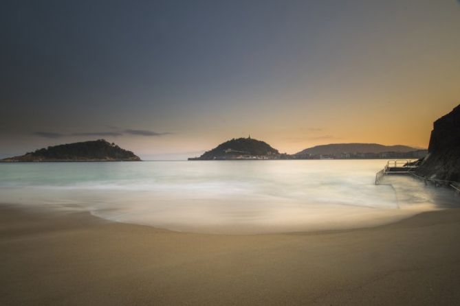 Amanecer en Ondarreta: foto en Donostia-San Sebastián