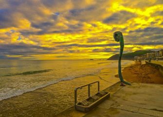 Amanecer en Zarautz 