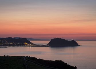Anochecer en Getaria 
