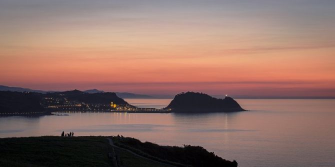 Anochecer en Getaria : foto en Getaria