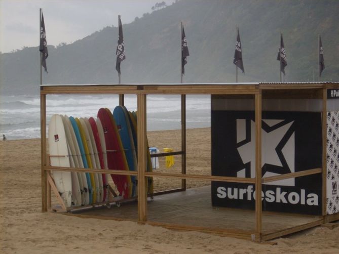 Apacible tarde de verano: foto en Zarautz