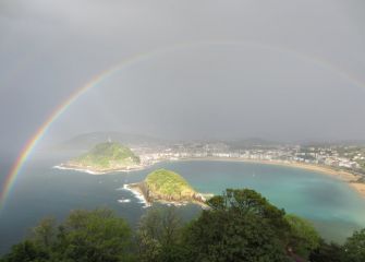 Arco iris en el Parque Igueldo
