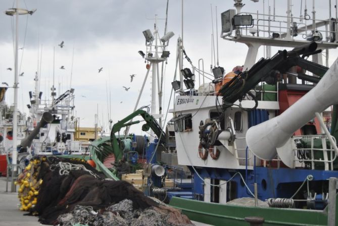 Arrantzarako prest: foto en Getaria