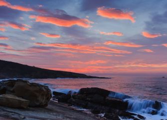 Atardece en el Cantábrico