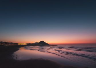 Atardece en la Zurriola