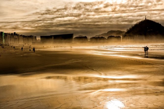 Atardecer: foto en Donostia-San Sebastián