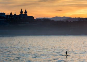 Atardecer en la bahia