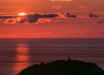Atardecer en la bella easo