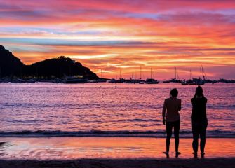 Atardecer en la concha