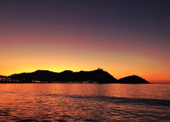 Atardecer en Donosti