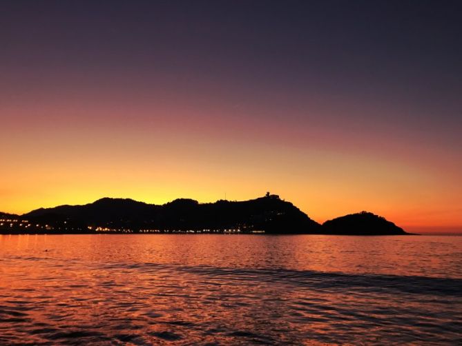 Atardecer en Donosti: foto en Donostia-San Sebastián