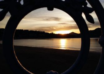 Atardecer en Donostia.