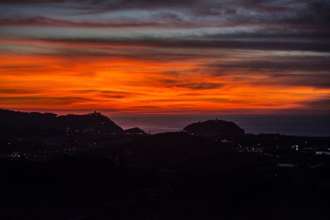 Atardecer Donostia: foto en Errenteria