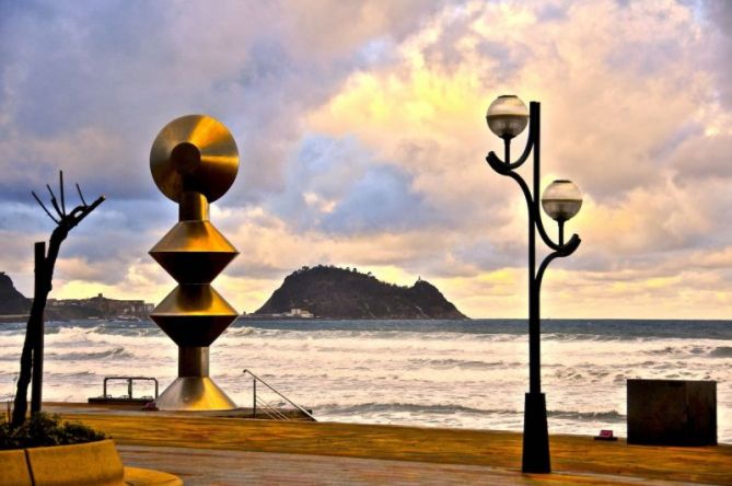 Atardecer precioso : foto en Zarautz