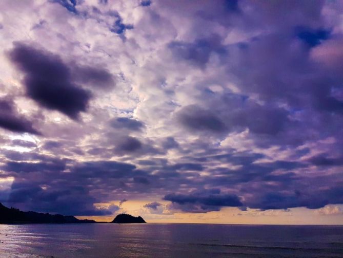 Atardecer Zarautz : foto en Zarautz