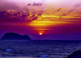 Atardecer en Zarautz 