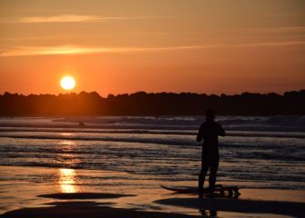 Atardecer en La Zurriola