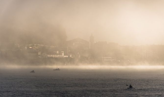 Bahía al vapor: foto en Donostia-San Sebastián