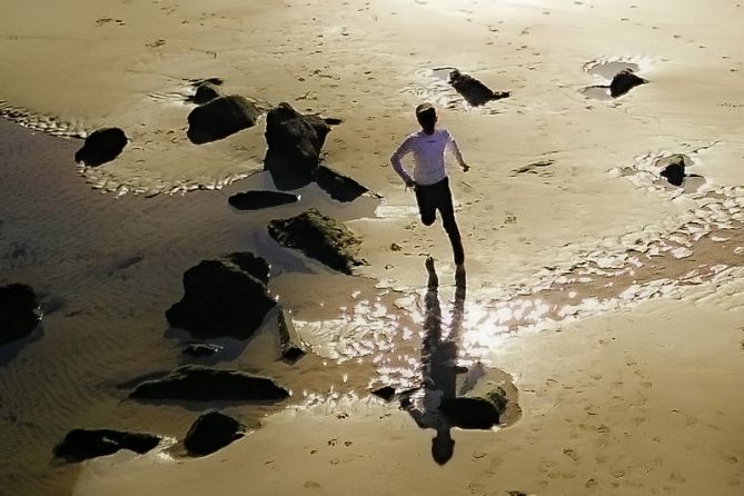 BAJAMAR EN LA CONCHA: foto en Donostia-San Sebastián