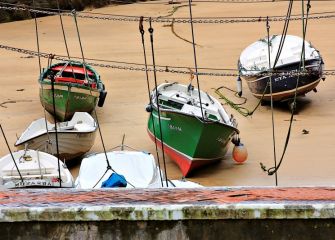 Bajamar en el puerto