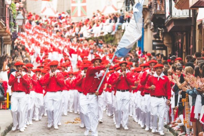 Bandera: foto en Hondarribia