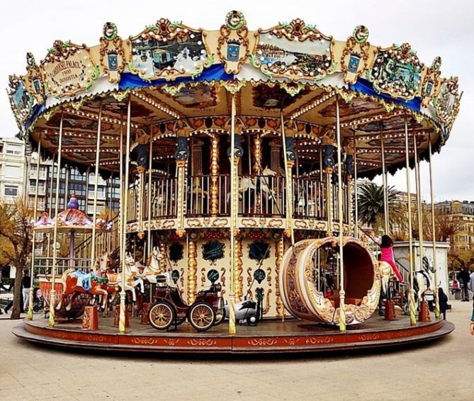 Carrusel: foto en Donostia-San Sebastián