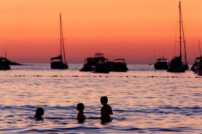 Chapuzon de verano: foto en Donostia-San Sebastián