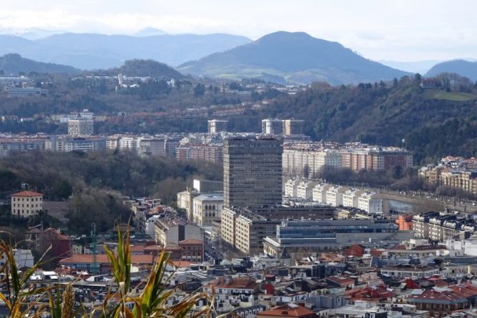 La ciudad de los tejados: foto en Donostia-San Sebastián