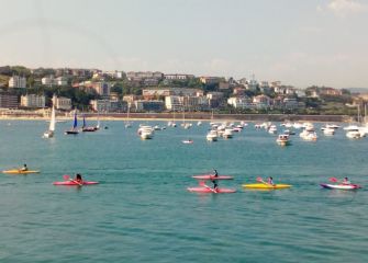 Colorido en la bahía donostiarra