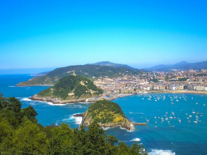 La concha: foto en Donostia-San Sebastián