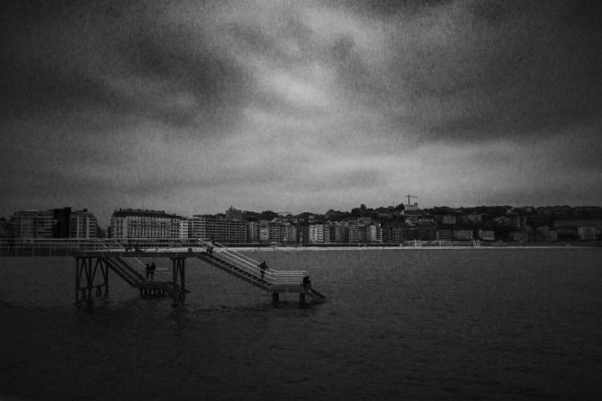 La concha: foto en Donostia-San Sebastián