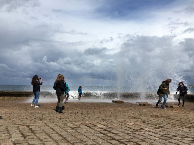 Creando nubes: foto en Donostia-San Sebastián