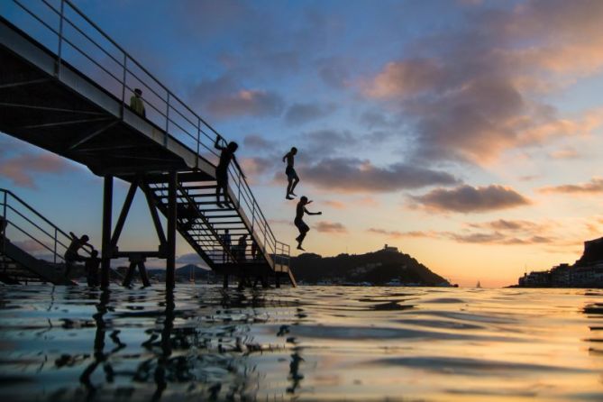 Cuando fuimos jóvenes: foto en Donostia-San Sebastián